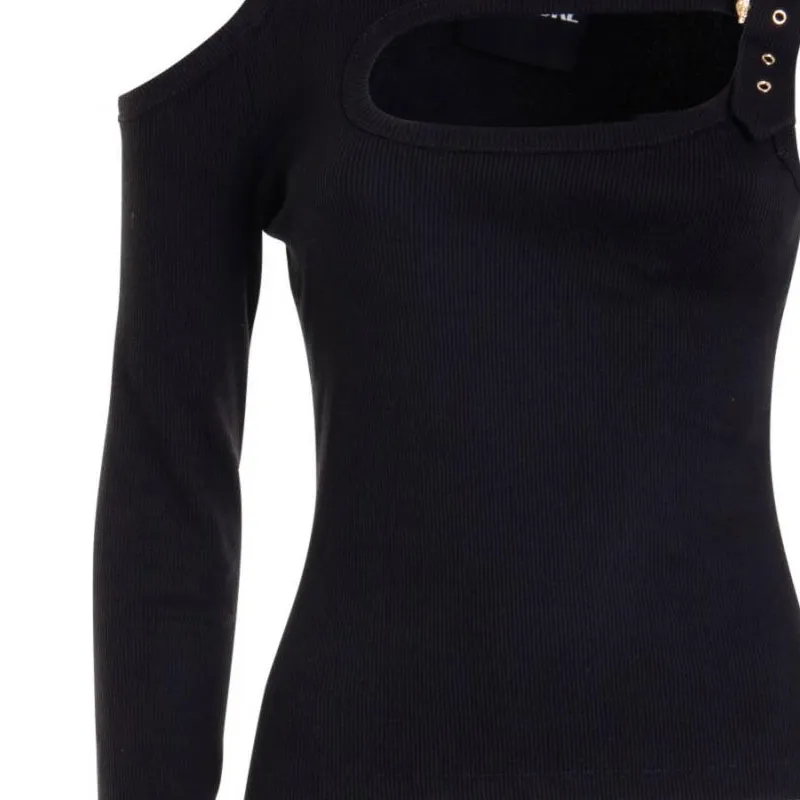 VERSACE JEANS COUTURE Cut-Out Detailed Midi Dress-4