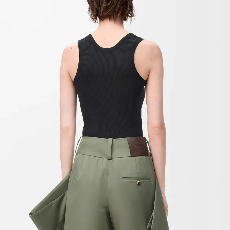LOEWE SS25 Tank Top Women's Black-2