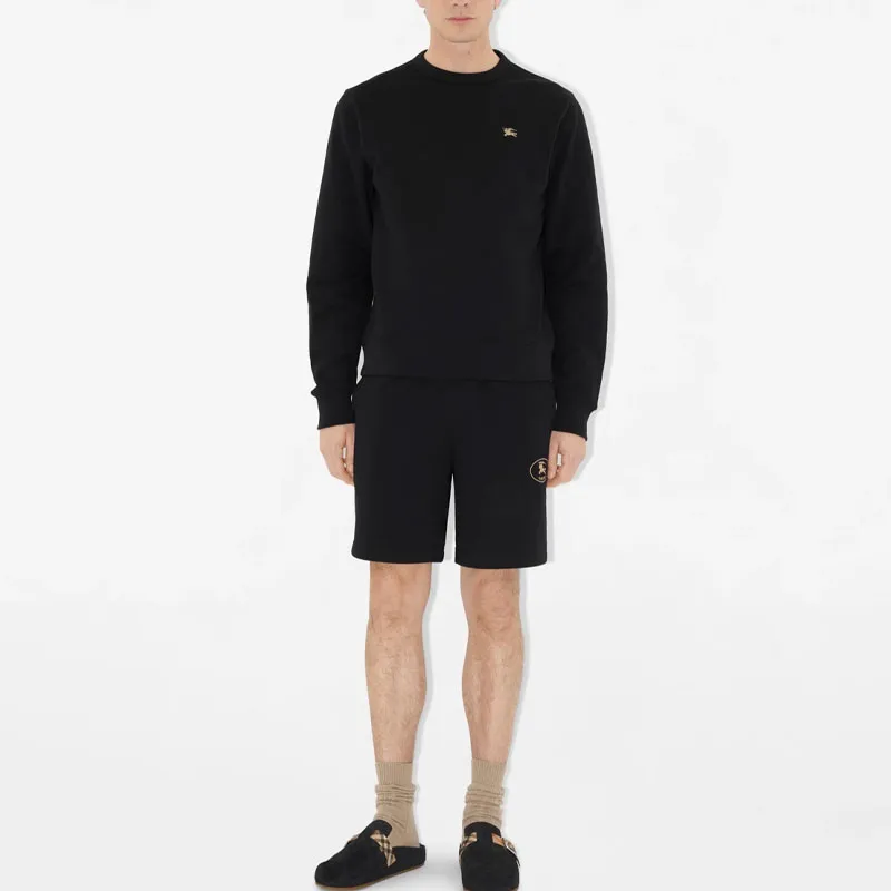 Burberry Knight Stamp Cotton Sweatshirt-1
