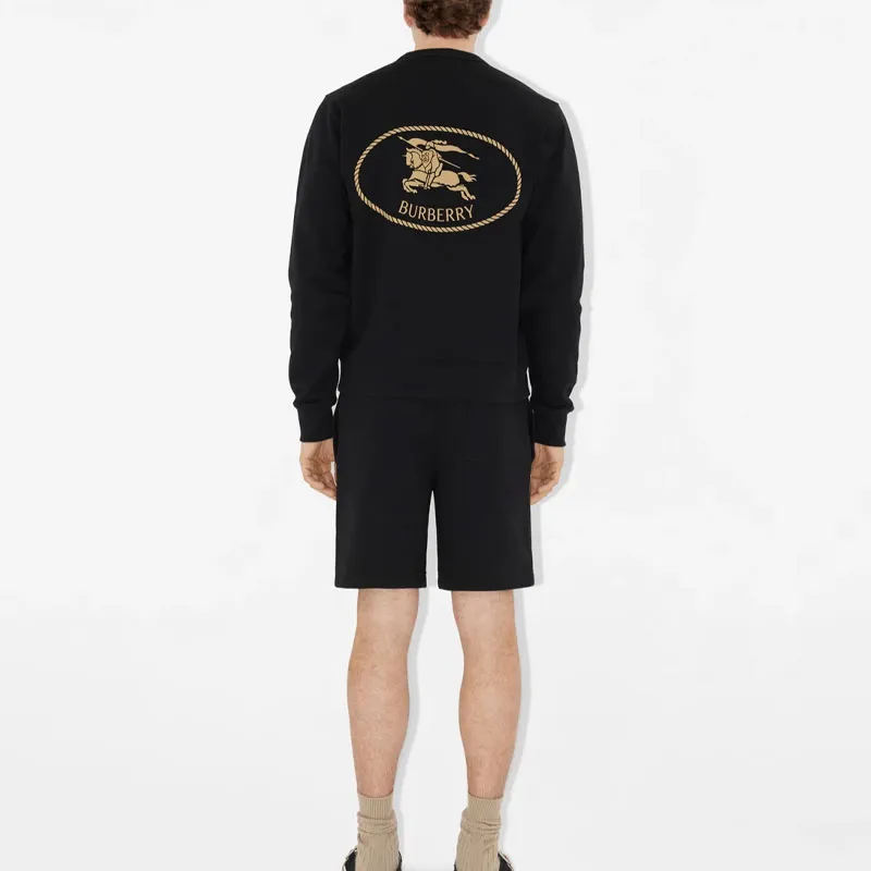 Burberry Knight Stamp Cotton Sweatshirt-2
