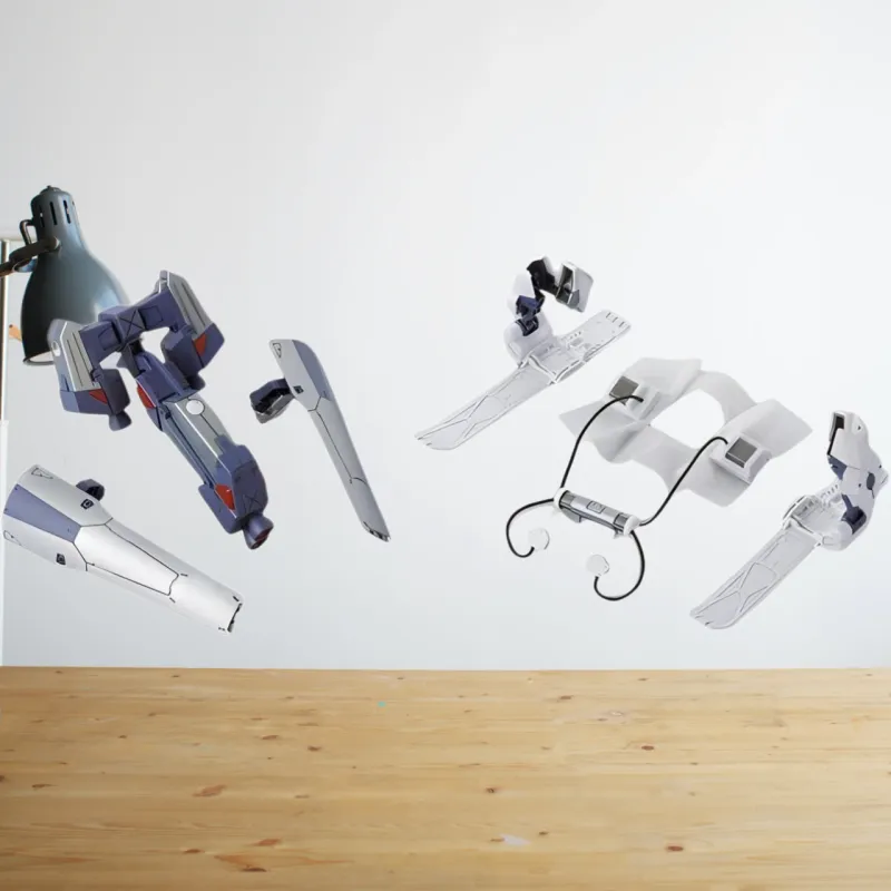 BANDAI Master Grade, Gundam F90 Custom Parts Set Type C & T Strap, Dengeki Model Accessories-3