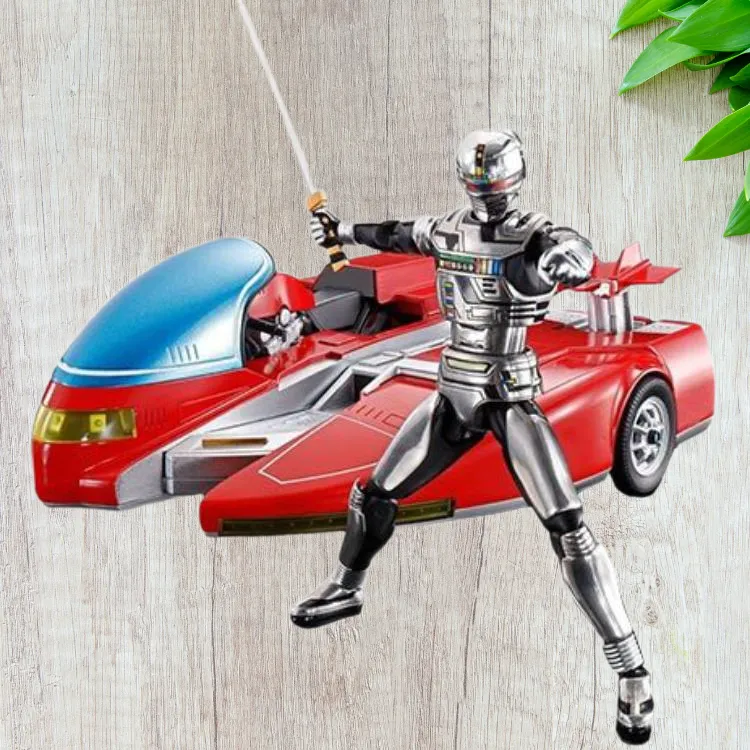 BANDAI Ultra Alloy Universe Criminal Kangba+Motorcycle Action Figures-2