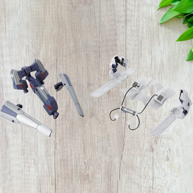 BANDAI Master Grade, Gundam F90 Custom Parts Set Type C & T Strap, Dengeki Model Accessories-2