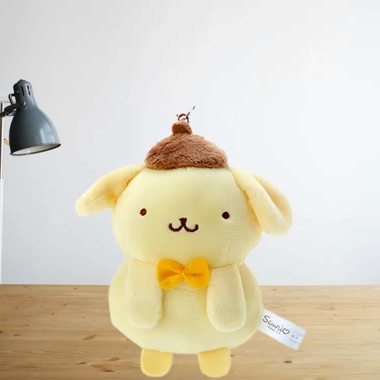 Sanrio Pompompurin, Set Of 2 Dolls Plush Pendant 10cm Height-3