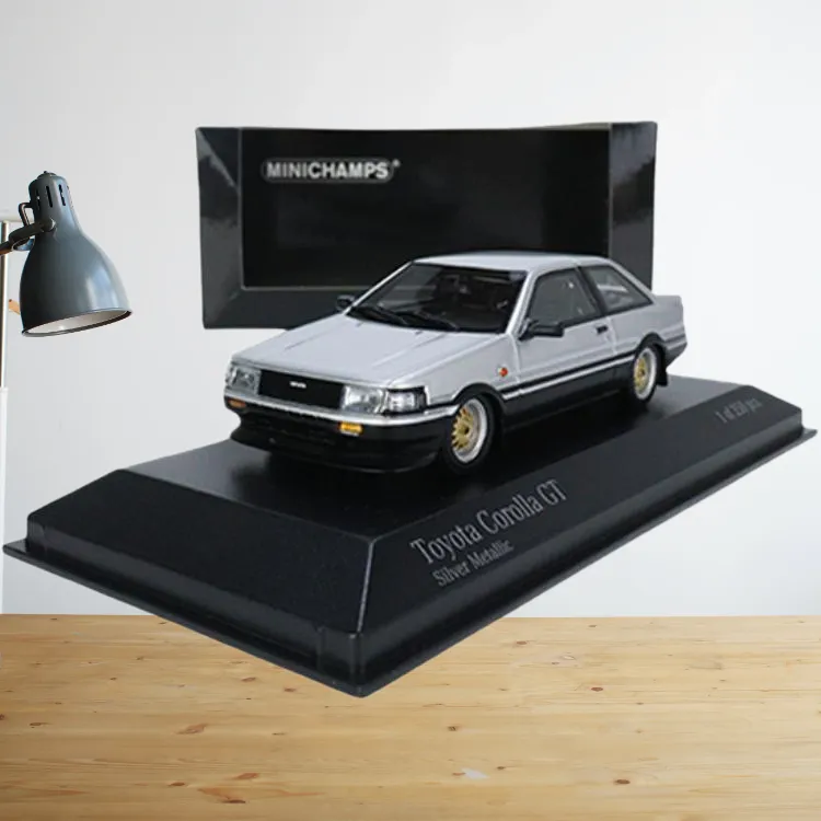 MINICHAMPS 1 43 Toyota Corolla GT 1984 Silver Assembled Models-3