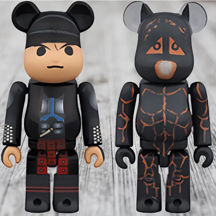 BE@RBRICK Pepsi Totoro+Oni 2 Pack Set Hang Tag Box 100%-2