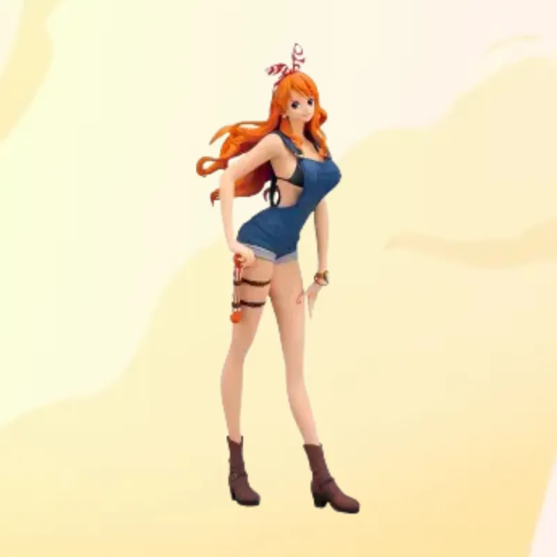 BANPRESTO Glass Factory One Piece Movie Sparkling & Charm Version B Nami Bonus Gifts-2