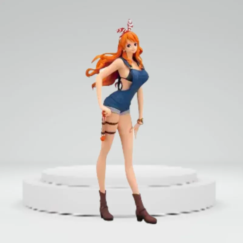 BANPRESTO Glass Factory One Piece Movie Sparkling & Charm Version B Nami Bonus Gifts-3