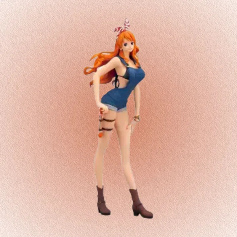 BANPRESTO Glass Factory One Piece Movie Sparkling & Charm Version B Nami Bonus Gifts-1