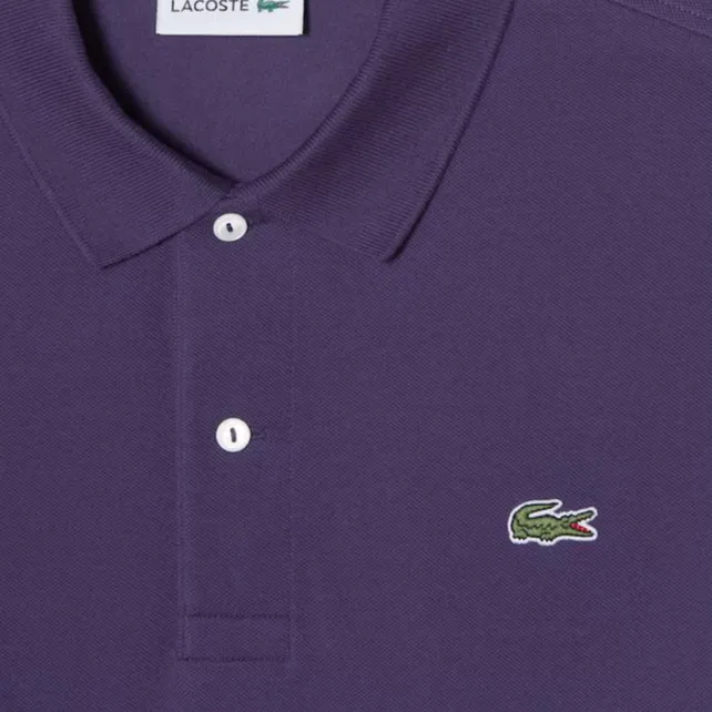 LACOSTE Polo Shirt Men's Purple-4