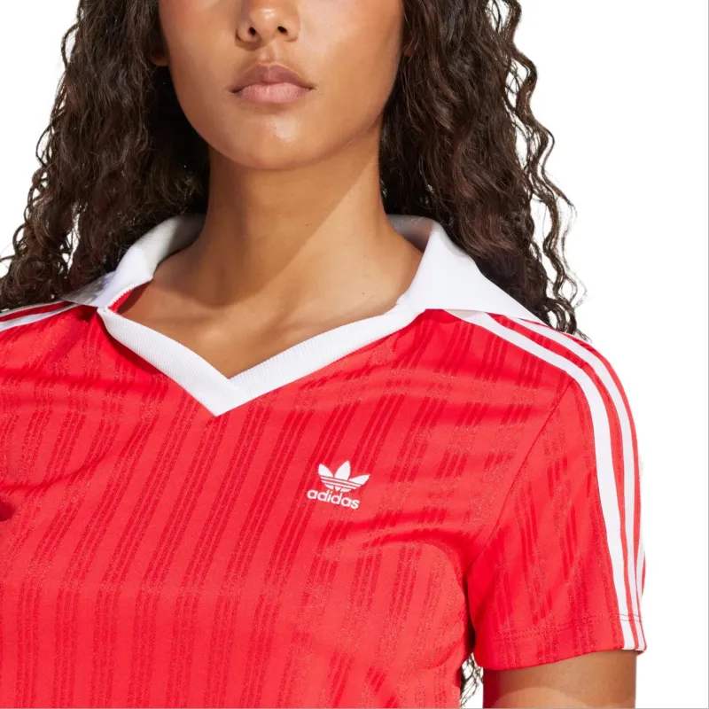 Adidas Originals Polo Shirt Women's Scarlet-4