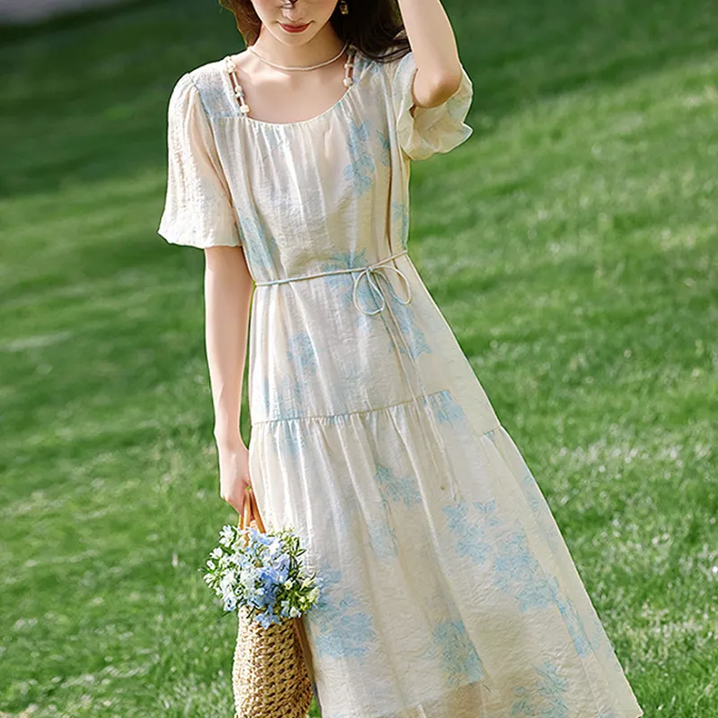 A Paradise For Awakening Short Sleeved Dress Women's-3