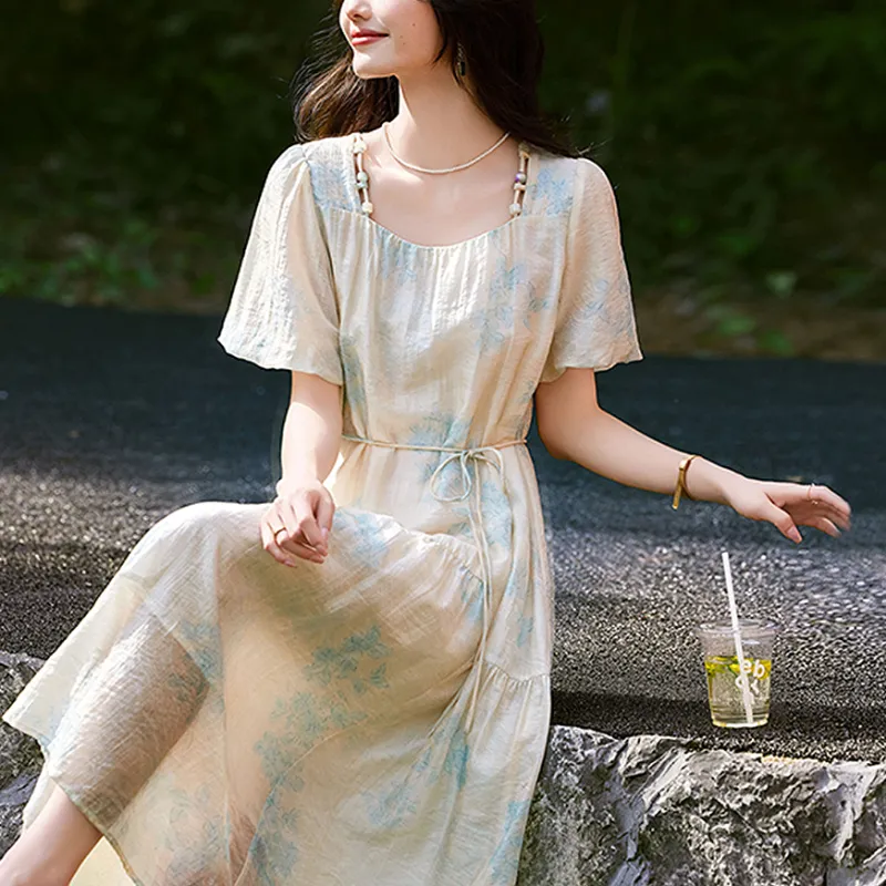A Paradise For Awakening Short Sleeved Dress Women's-6