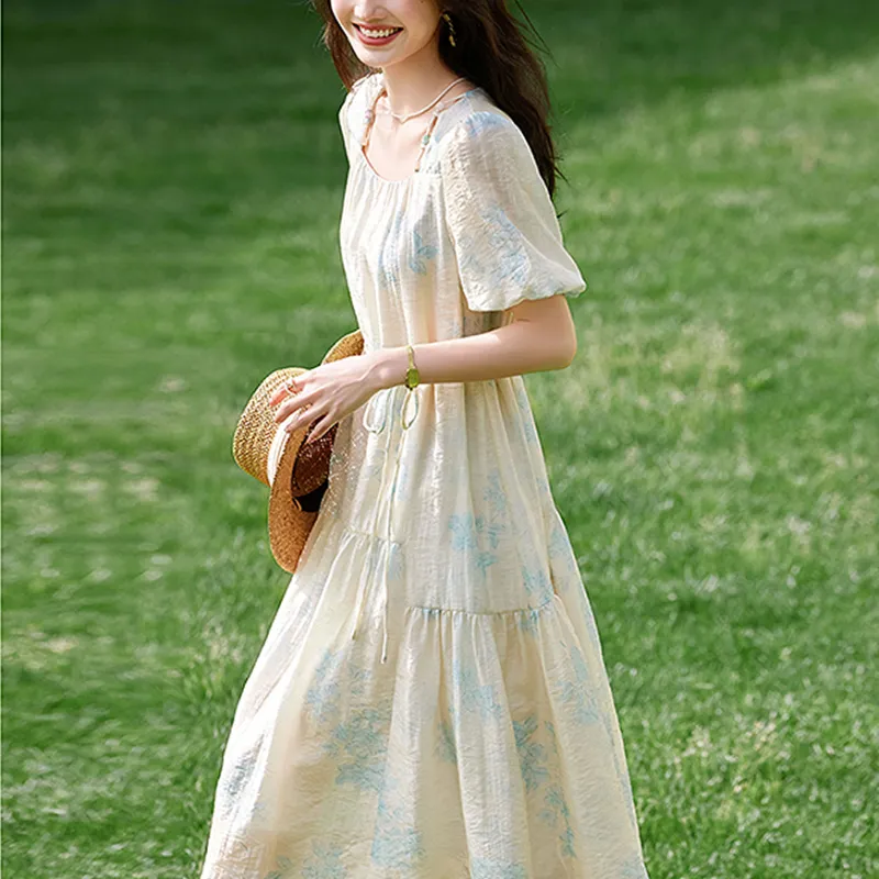 A Paradise For Awakening Short Sleeved Dress Women's-5