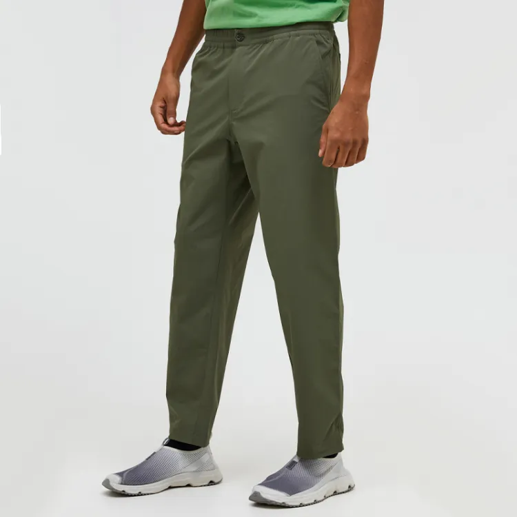 Pigment Dye Fly Front Ankle Pants