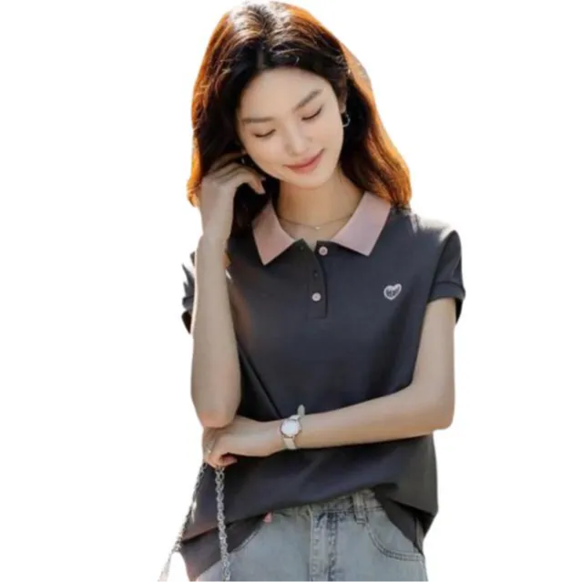 Mu Xiao Xin T Shirts Women's Dark Gray-3