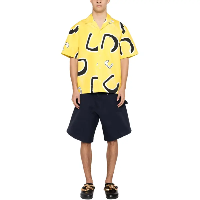 JW Anderson Knee Length Twisted Bermuda Shorts-6