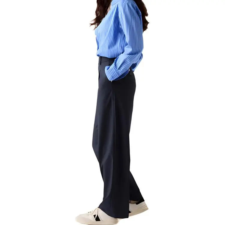 UNIQLO Casual Pants Women's Navy Blue-1