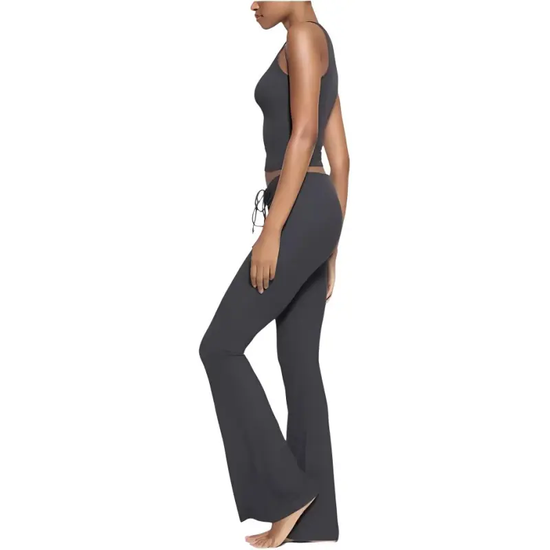 SKIMS SOFT LOUNGE RUCHED PANT Casual Pants Women's GRAPHITE/Graphite-1