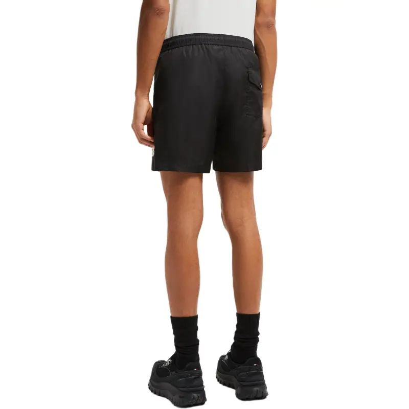 Moncler Logo Patch Drawstring Swim Trunks-1