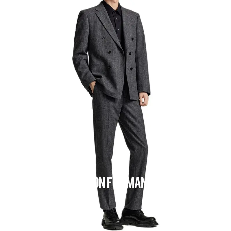 GXG Suit Trousers Men Gray-2