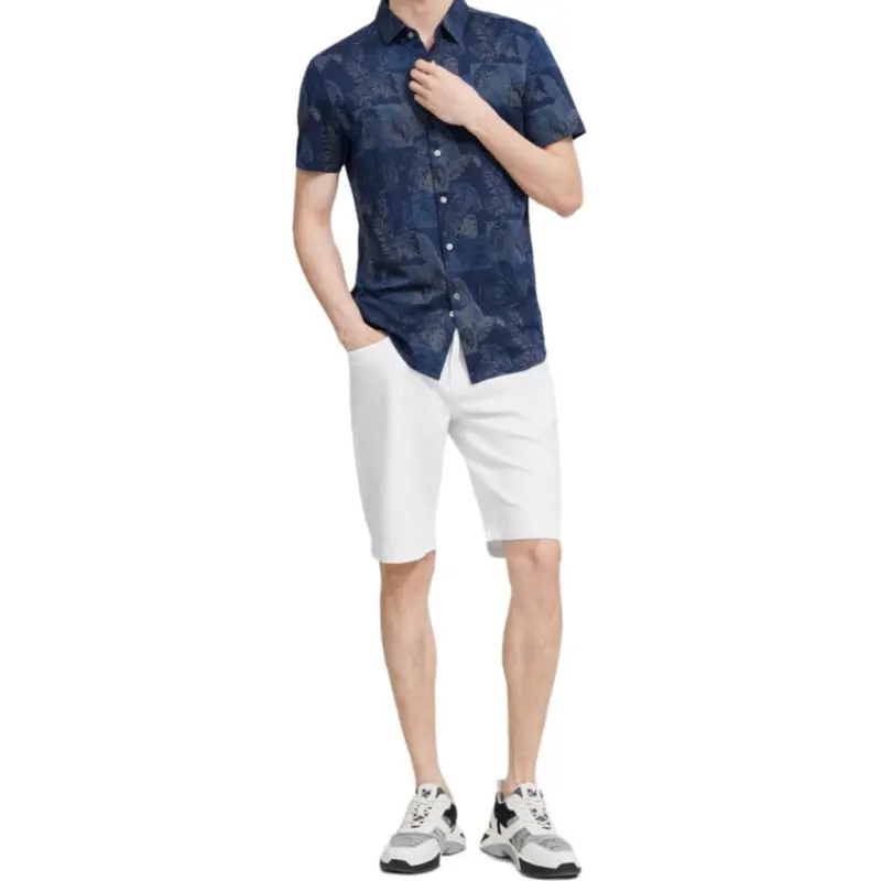 K BOXING Denim Shorts Men's White-3