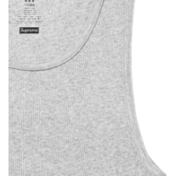 トップス Supreme Hanes Tagless Tank Tops 3pack Supreme Hanes Tagless Tank Tops (3 Pack) Black - US