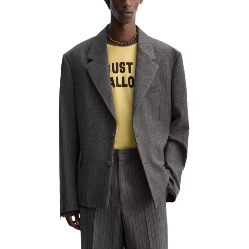 ZARA Harry Lambert Co brand Business Suits Unisex Dark Gray-3