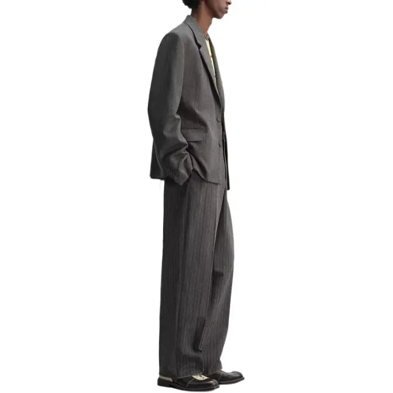 ZARA Harry Lambert Co brand Business Suits Unisex Dark Gray-4