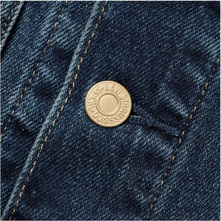 Levis CNY Denim Jackets Men Dark Blue-3