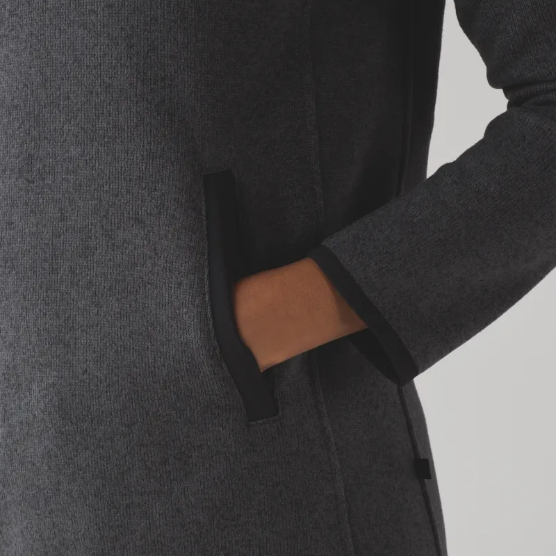 Lululemon It's Fleecing Cold Sweatshirt Women's Charcoal Black-0