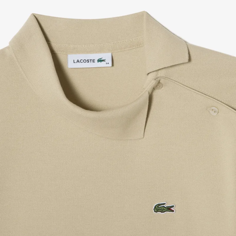 LACOSTE Polo Shirt Women's Beige-3