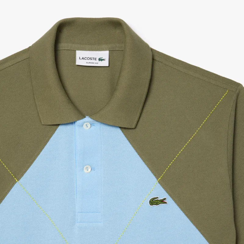 LACOSTE Polo Shirt Men's Khaki Green-4