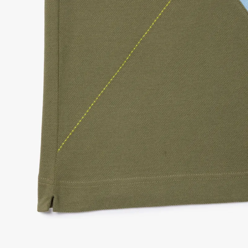 LACOSTE Polo Shirt Men's Khaki Green-3