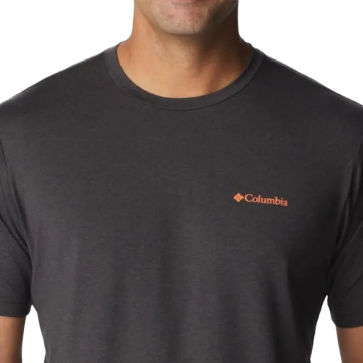 Columbia Tech Trail T-Shirt Men's Dark Gray-2
