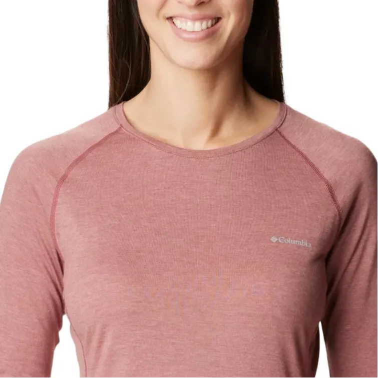 Columbia T Shirts Women's Red Beetroot-3