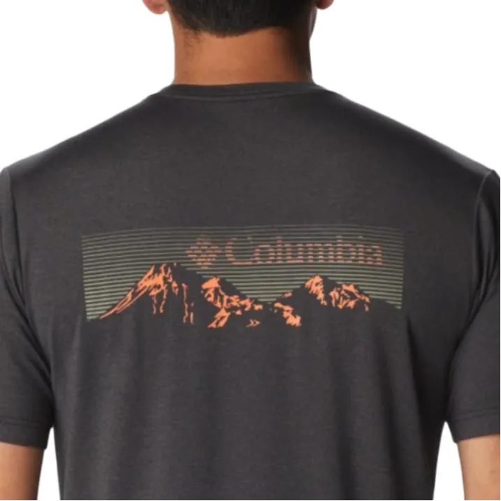 Columbia Tech Trail T-Shirt Men's Dark Gray-3