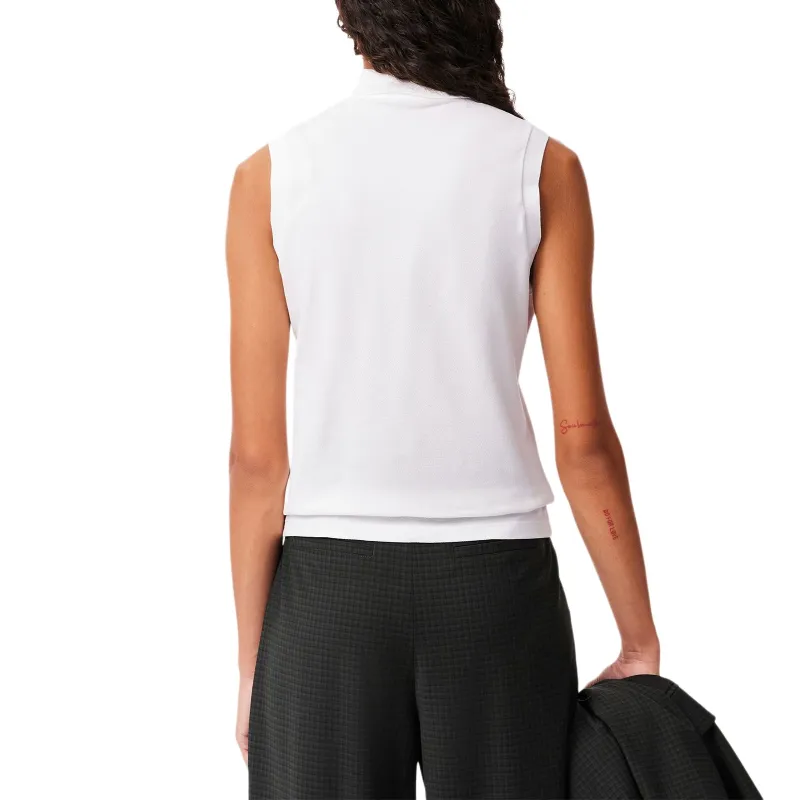 LACOSTE Sleeveless Cotton Polo Shirt-1