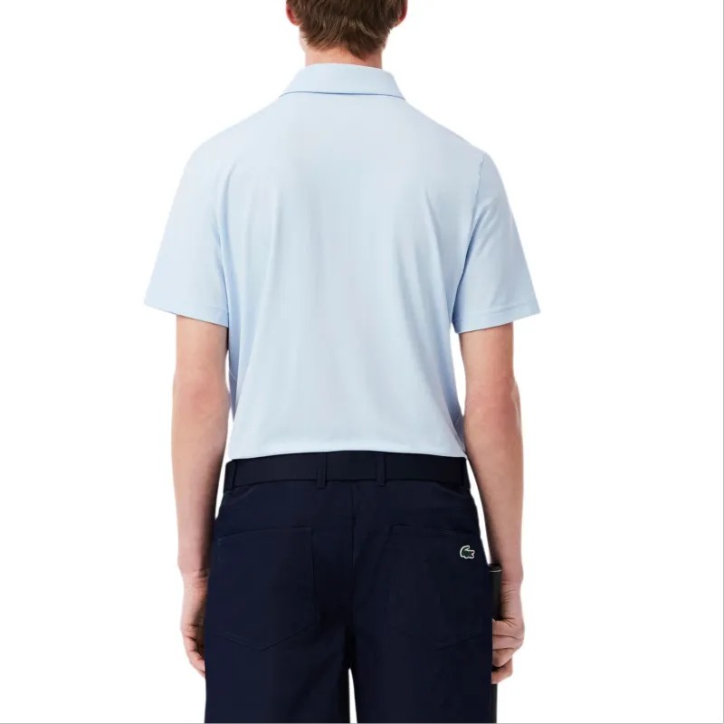LACOSTE Polo Shirt Men's Light Blue/blue/white-2