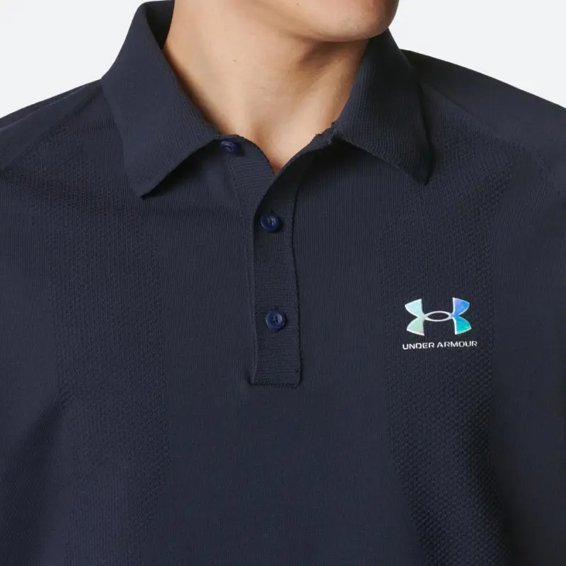 Under Armour Polo Shirt Men's Marine Blue-3