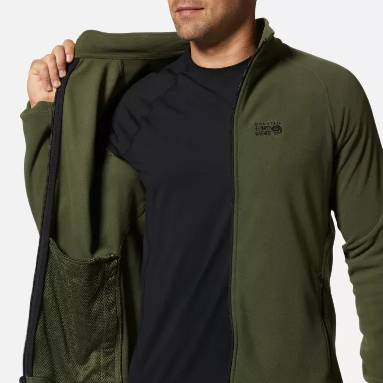MOUNTAIN HARDWEAR Velvet feel Coat Men's Remaining Green-4