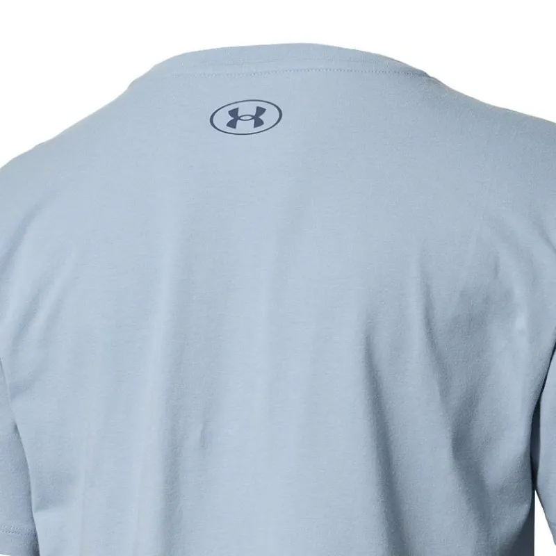 Under Armour Drop Shoulder Sleeve T Shirt Women's Light Blue-3