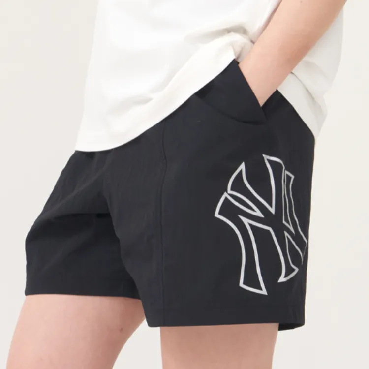 MLB New York Yankees Casual Shorts Unisex Black-4