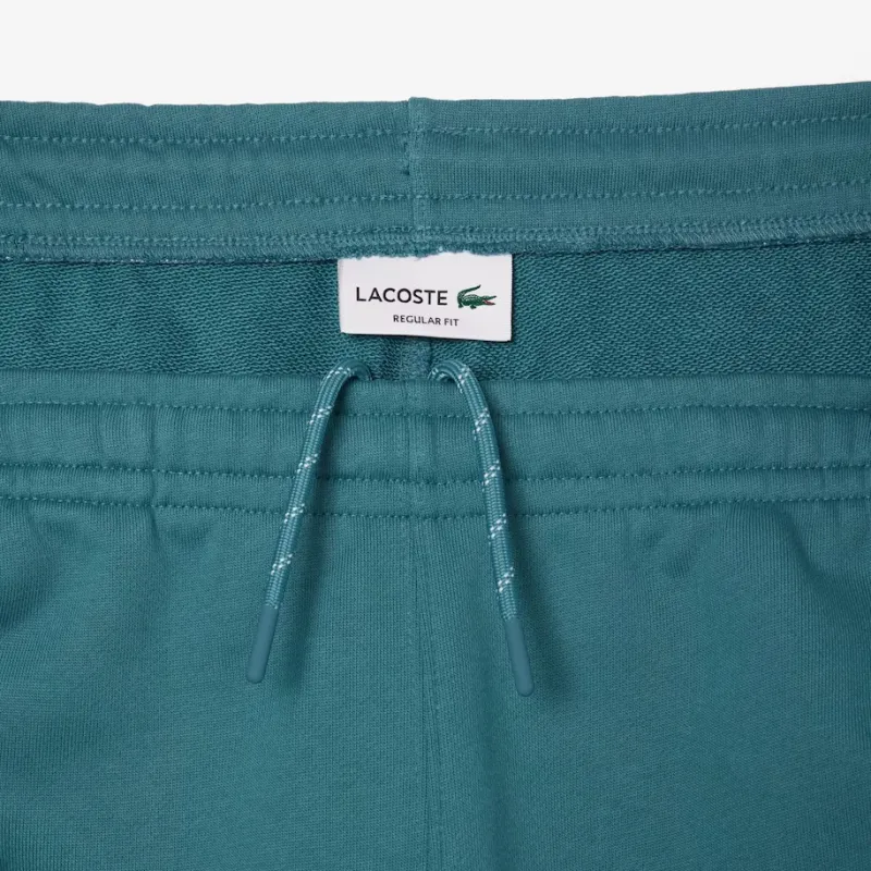 LACOSTE Knitted Sweatpants Men's Aqua Blue-3