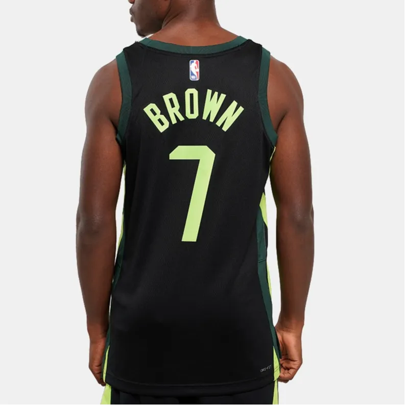 Nike Jaylen Brown Boston Celtics 2024/25 City Edition Men's Nike Dri FIT Nba Swingman Jersey-5