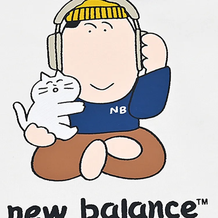 New Balance Sports And Leisure T Shirt Unisex White-5