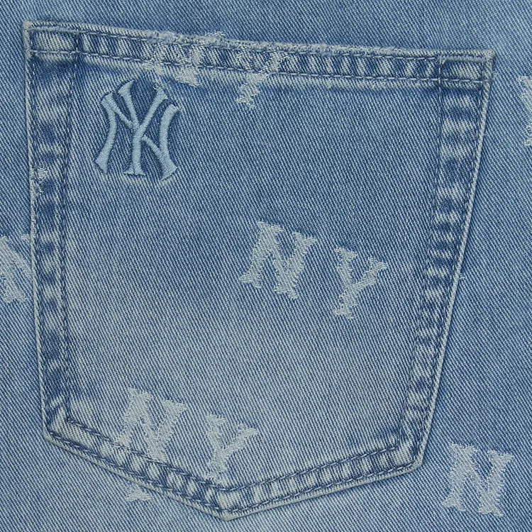 MLB New York Yankees SS25 Sleeveless Dress Women's Light Blue-2