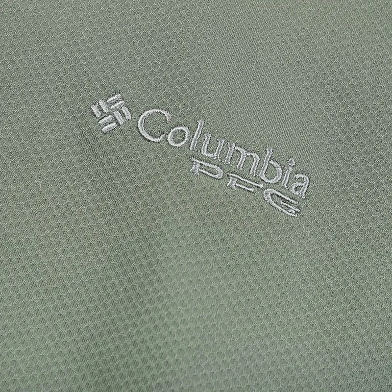 Columbia PFG T Shirt Men's Gray Green-3