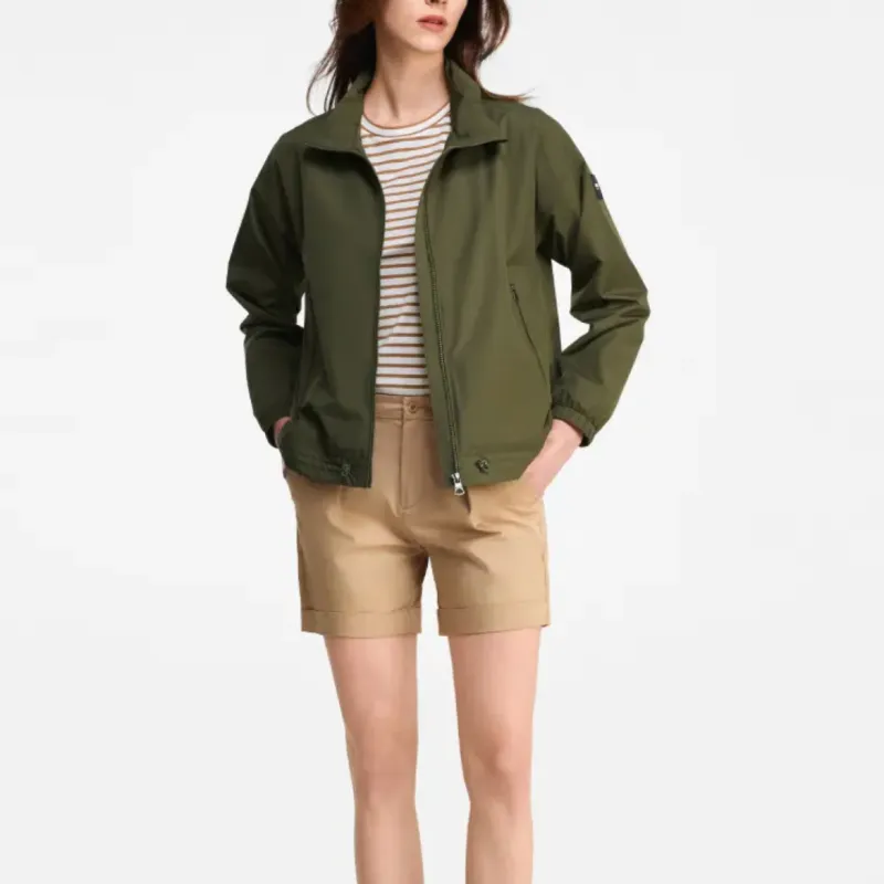 AIGLE SS25 Jacket Women's Khaki Green-4