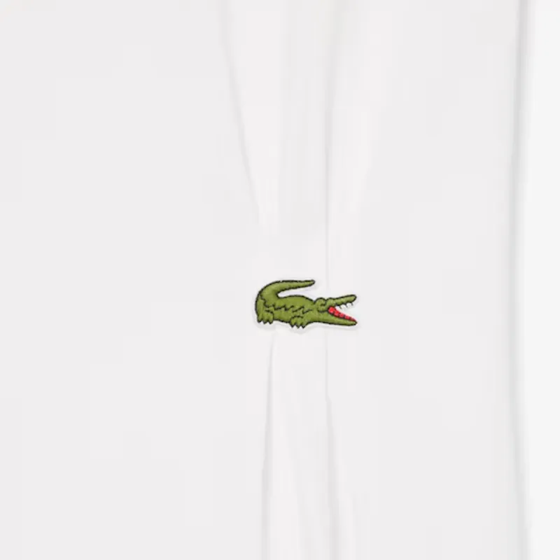 LACOSTE Short Sleeved Dress Women's White-3